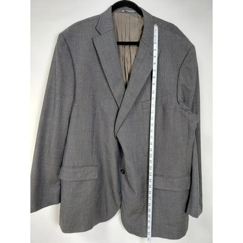 Walter Morton Clothes Made in USA Gray Lined Jacket Men Size 54